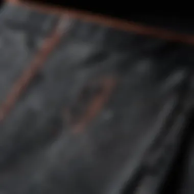 Detailed view of Hurley board shorts showcasing fabric and design elements