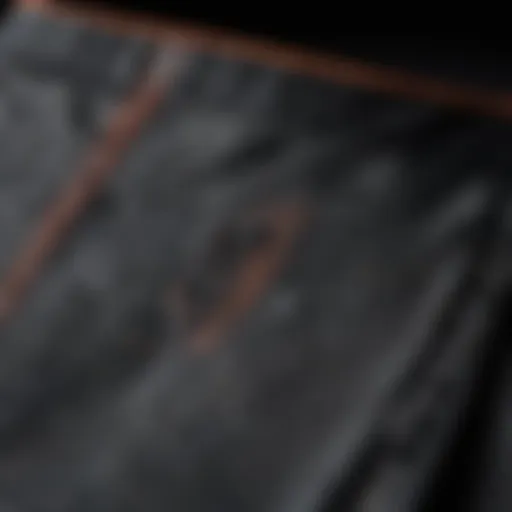 Detailed view of Hurley board shorts showcasing fabric and design elements