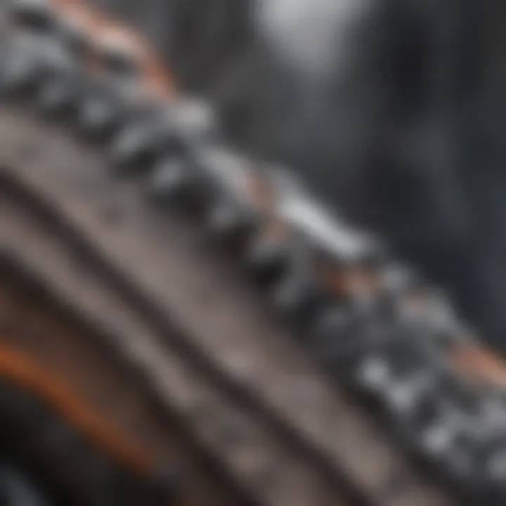 A close-up of specialized climbing gear essential for Cerro Torre expeditions