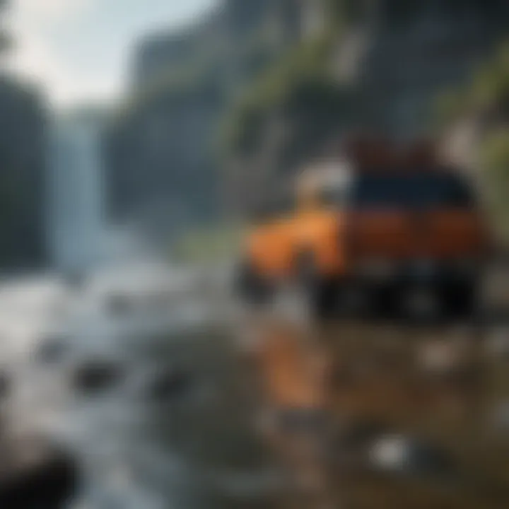 Adventure enthusiasts utilizing the Niagara Trailer during an outdoor expedition