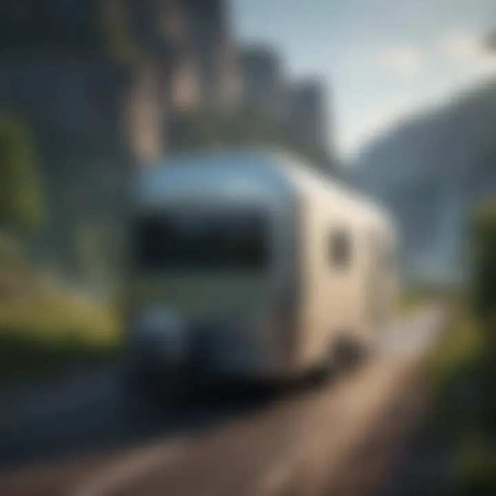 A sleek and modern Niagara Trailer showcased in a natural landscape