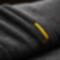 Close-up of the fleece fabric showcasing its texture and quality