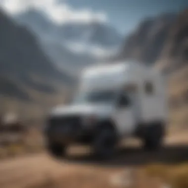 A mountain relocation service vehicle equipped for extreme conditions