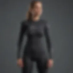 Detailed look at the O'Neill Hyperfreak springsuit showcasing the innovative design.