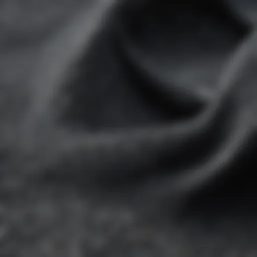 Close-up of sustainable fabric used in Patagonia surf suits showcasing texture and quality.