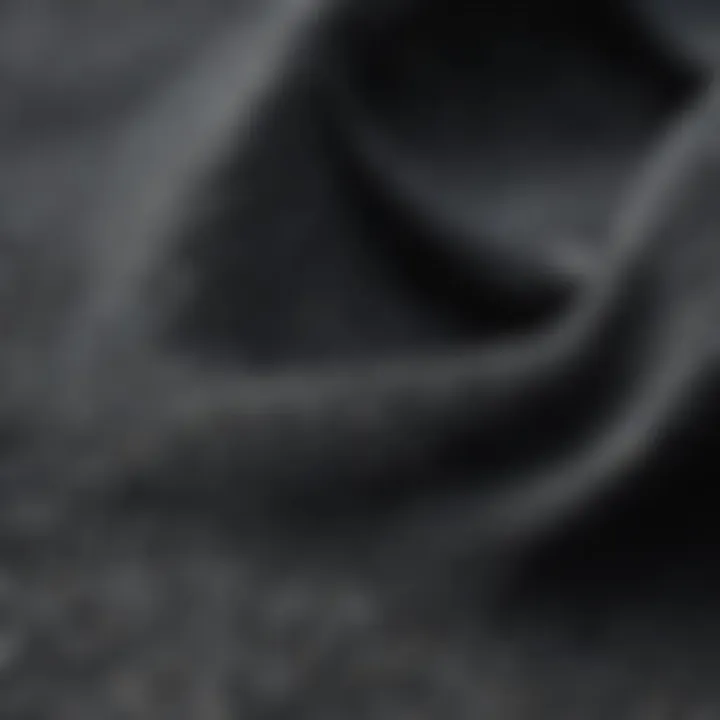 Close-up of sustainable fabric used in Patagonia surf suits showcasing texture and quality.