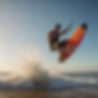 Vibrant ProKiteSurfing community enjoying the beach