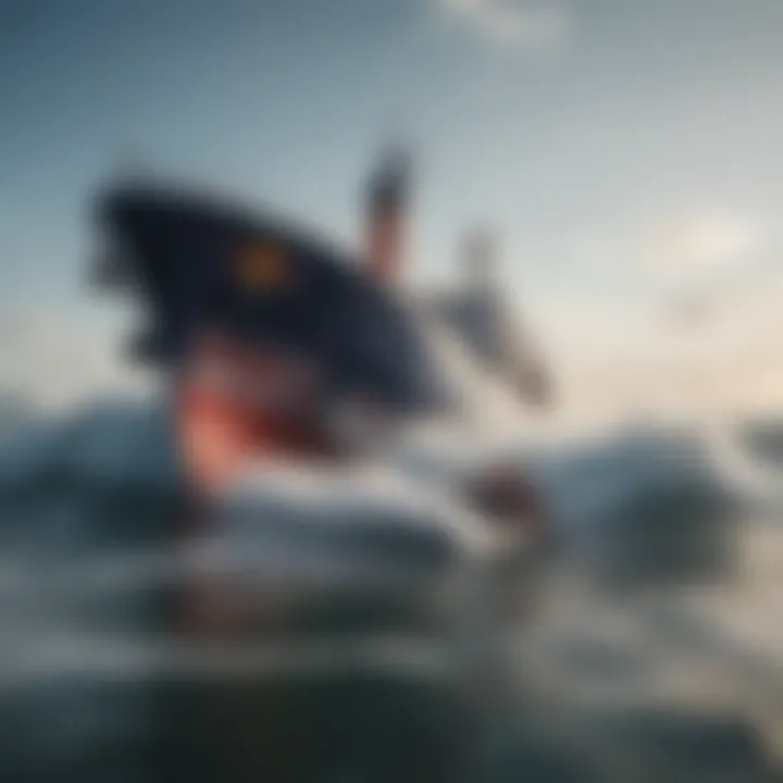 The Red Bull ship navigating through exhilarating waves