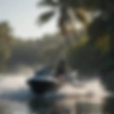 A group of riders enjoying Roxy jet skis