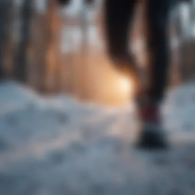 Essential Winter Running Gear Winter running gear laid out for extreme sports enthusiasts