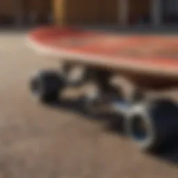 A vintage Santa Cruz skateboard showcasing its iconic design