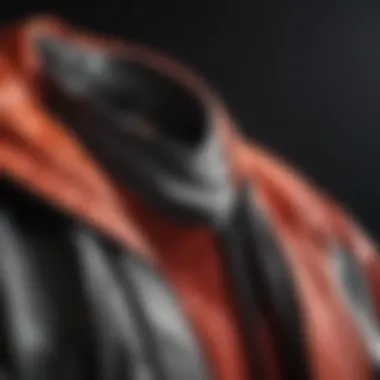 Eco-Friendly Materials in Sports Clothing Close-up of eco-friendly materials used in extreme sports clothing