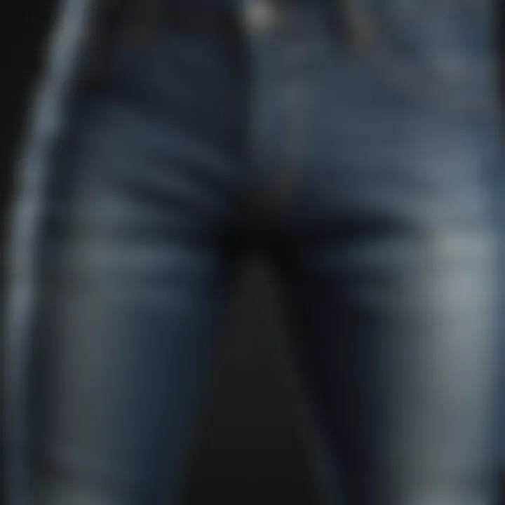 Comparison of different fabric options for biker jeans