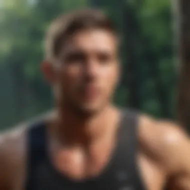 Mastering Deep Breathing for Optimal Performance Runner practicing deep breathing technique in nature