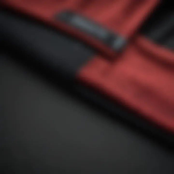 Close-up of fabric texture highlighting quality materials used in hoodie