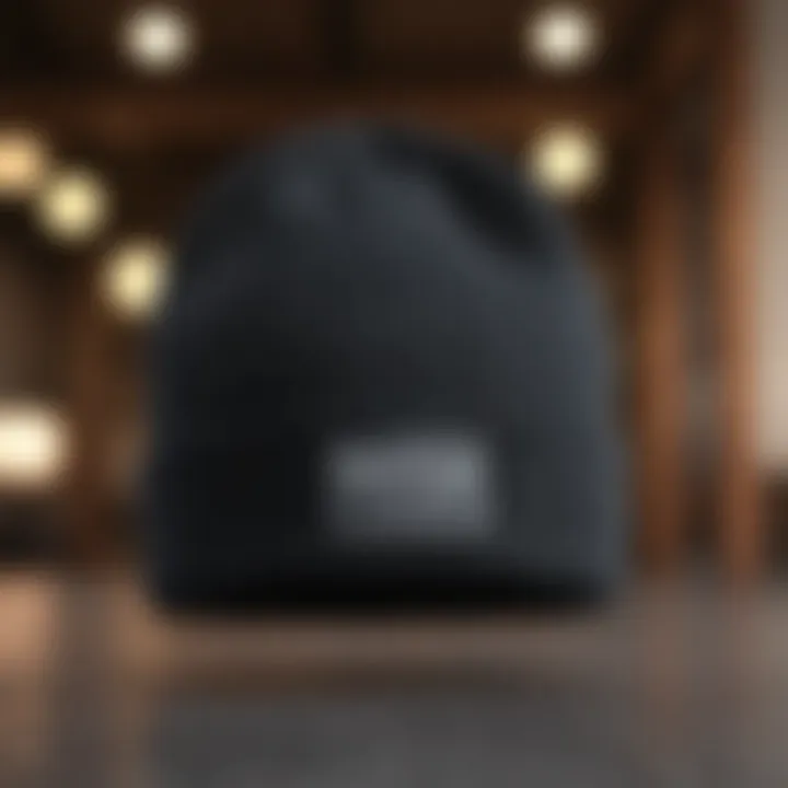 Brixton beanie displayed with other streetwear accessories