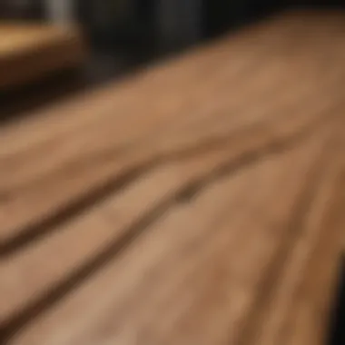 Art of Teak Fingerboard Design Artistically crafted teak fingerboard on display