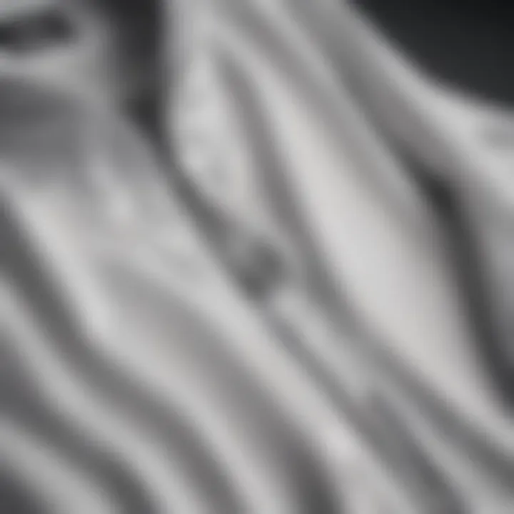 Close-up view of the design details of a white Vans windbreaker