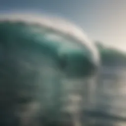 A stunning coffee table book showcasing the beauty of surfing