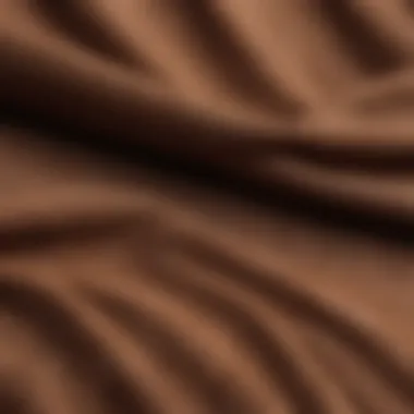 Material Matters: The Texture of Brown Clothing Close-up of brown fabric used in extreme sports apparel