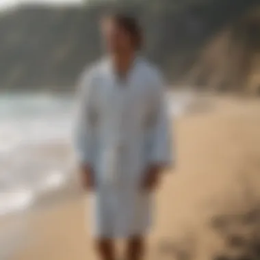 Diverse Towelling Surf Robe Collection A collection of surf robes in various colors and designs.