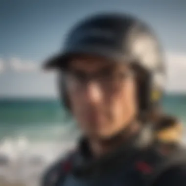 Kitesurfing hats made of different materials