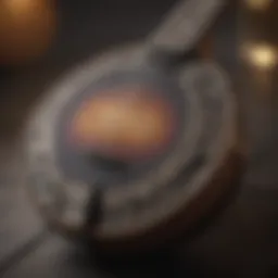 Close-up of tenor banjolele strings