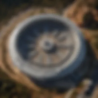 Aerial Perspective of a Megaramp Aerial view of a megaramp showcasing its grand scale