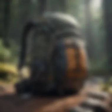 Rugged Outdoor Adventure Backpack A rugged backpack built for outdoor adventures and extreme sports.