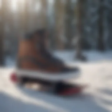 User testing the Vans Hi Standard Pro Snowboard Boot in various snowboarding conditions