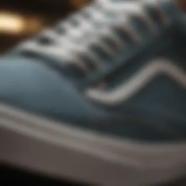 Close-up of the cushioning technology in Vans Old Skool Soft Cushion sneakers