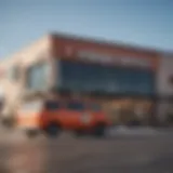 Exterior view of the Vans Store in Las Vegas showcasing vibrant signage.
