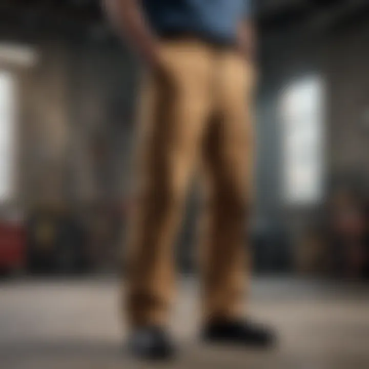 An online shopping platform showcasing Dickies work pants selection.