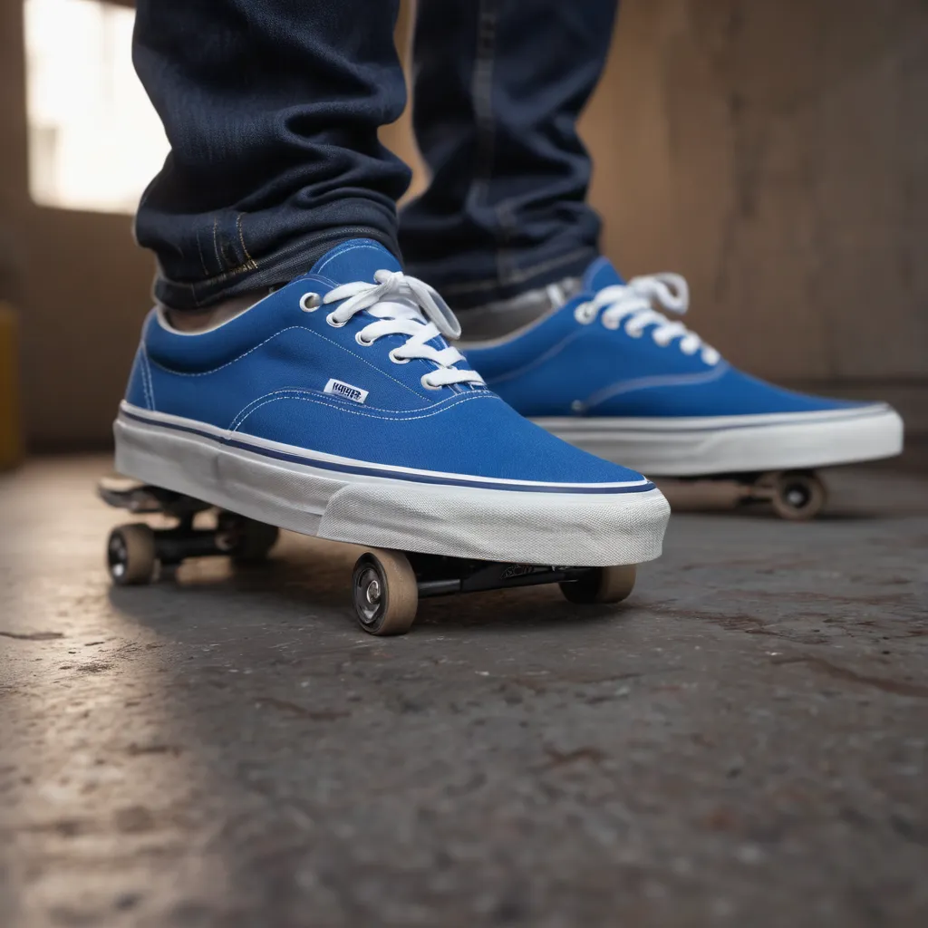Blue Rug Vans The Role of Royal Blue Vans in Extreme Sports Culture