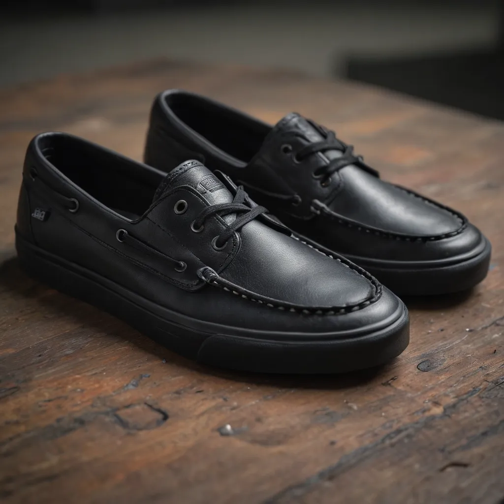 Vans Black Boat Shoes: Design, Functionality, and Culture